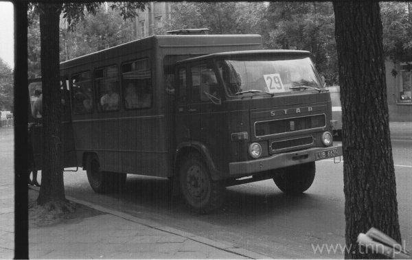 Lublin. Transport zastępczy w czasie strajków w lipcu 1980 roku