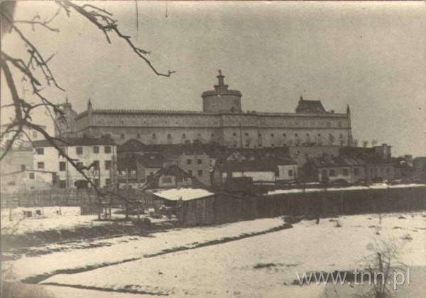 Widok dzielnicy żydowskiej na Podzamczu w Lublinie