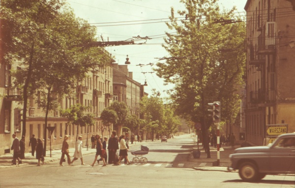 Skrzyżowanie ulicy Lipowej z ulicą Narutowicza w Lublinie