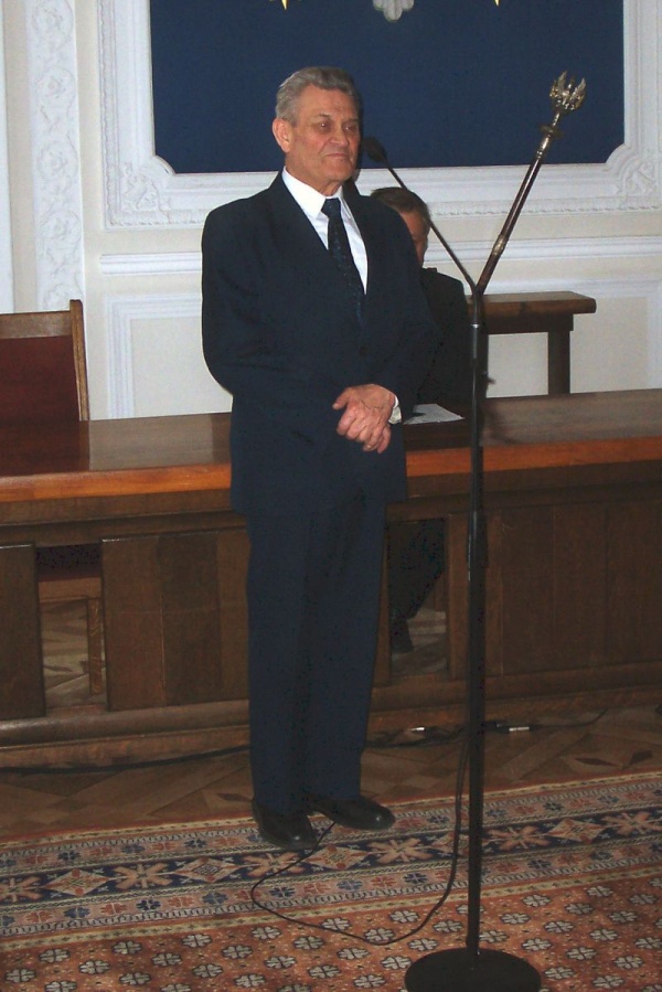 Tadeusz Stankiewicz. Uroczystość wręczenia medali "Sprawiedliwy wśród Narodów Świata", Warszawa, 11 kwietnia 2007