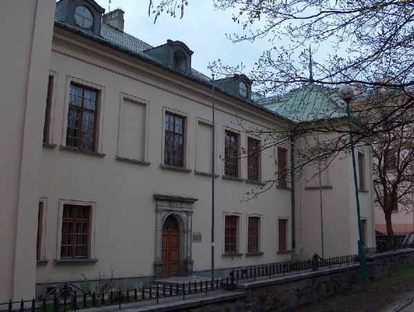 Pałac Czartoryskich w Lublinie. Widok od strony zachodniej.