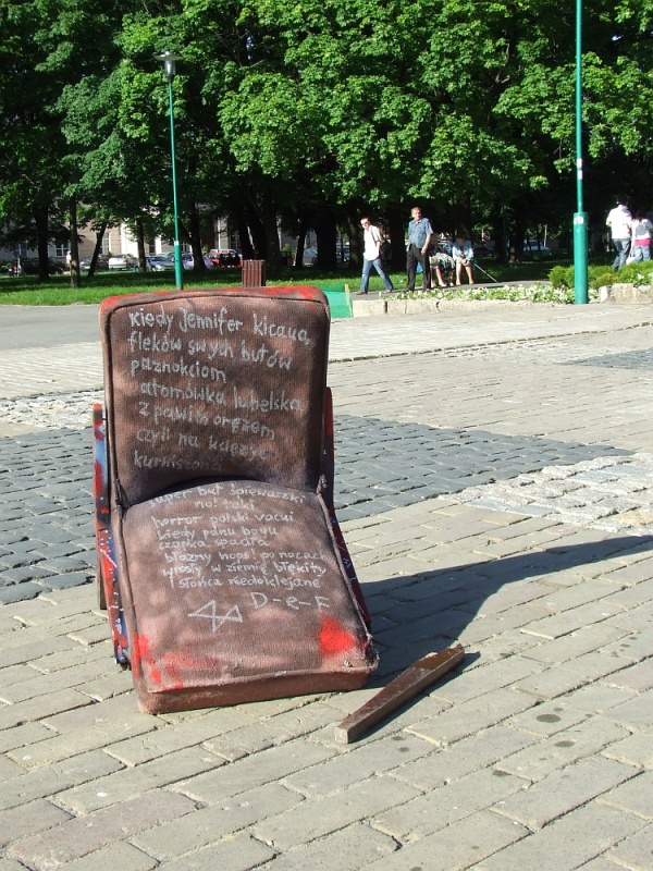Artspot Daniela Filipka na Placu Litewskim