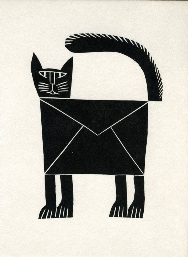 Grafika Kot pocztowy