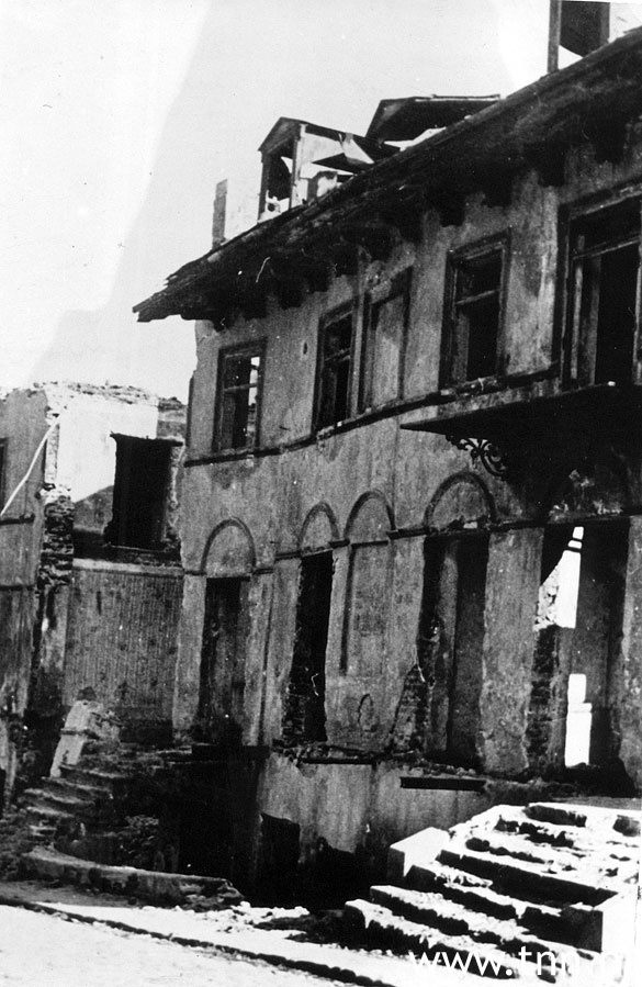 Ruiny dzielnicy żydowskiej na Podzamczu w Lublinie – ulica Szeroka