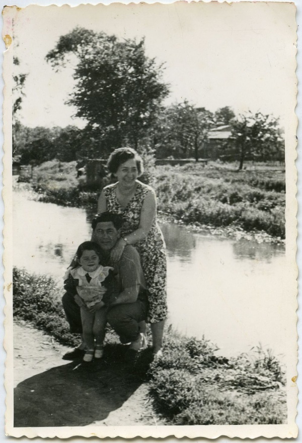 Rodzinna fotografia nad Bystrzycą