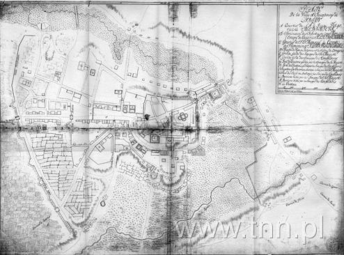 Plan de la Ville et Fauxbourgs de Lublin (1716 r.)