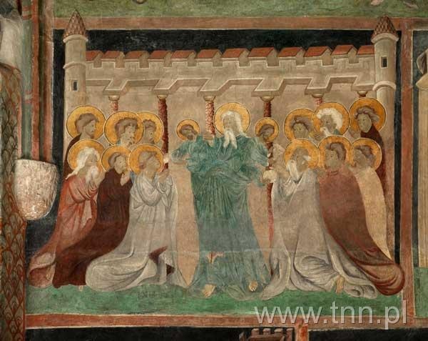 Freski Kaplicy Zamkowej - komunia Apostołów