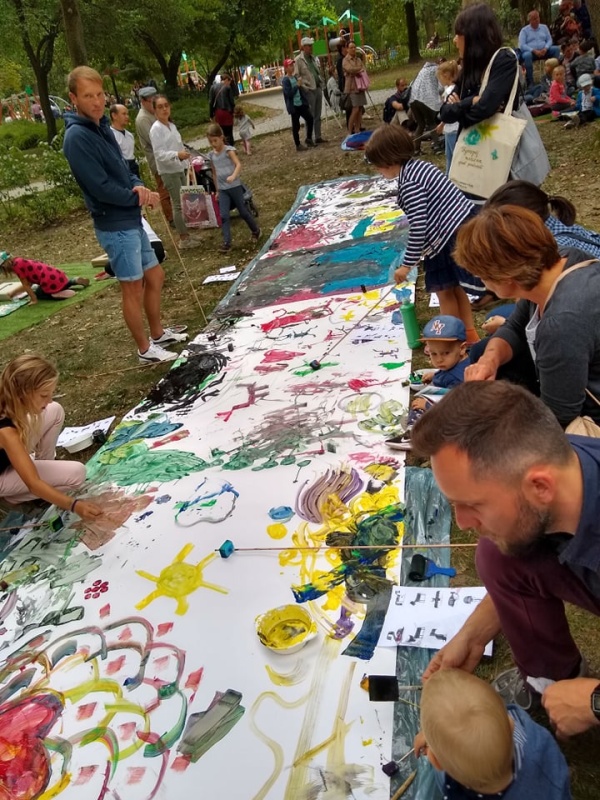 Festiwal Ojce i Dziatki. Wielka kaligrafia w Ogrodzie Saskim