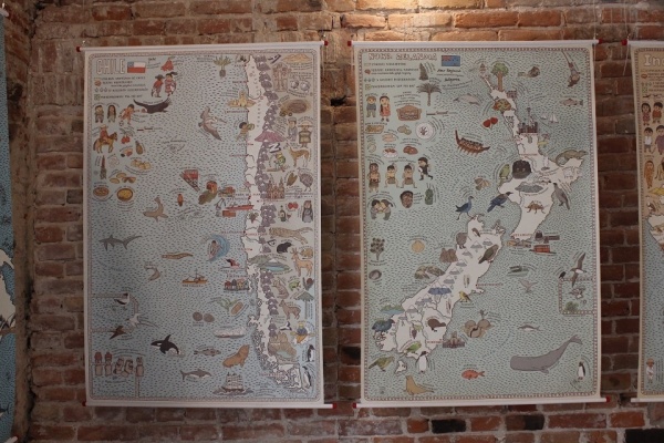 Wystawa: Mapy - Obrazkowa podróż po lądach, morzach i kulturach świata