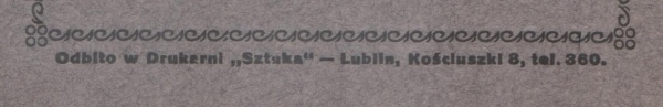 Drukarnia Sztuka w Lublinie (1923–1949)