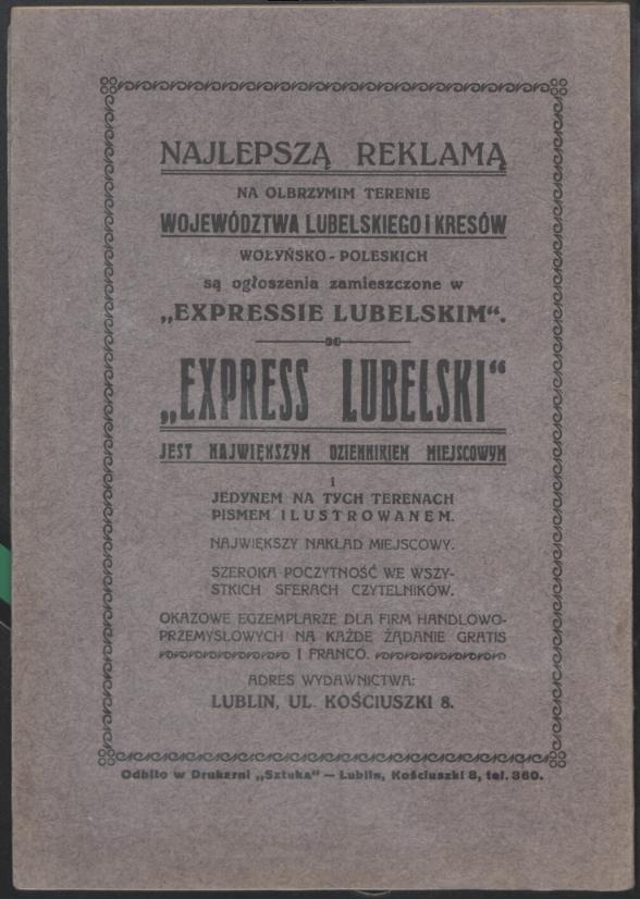 Reklama Expressu Lubelskiego