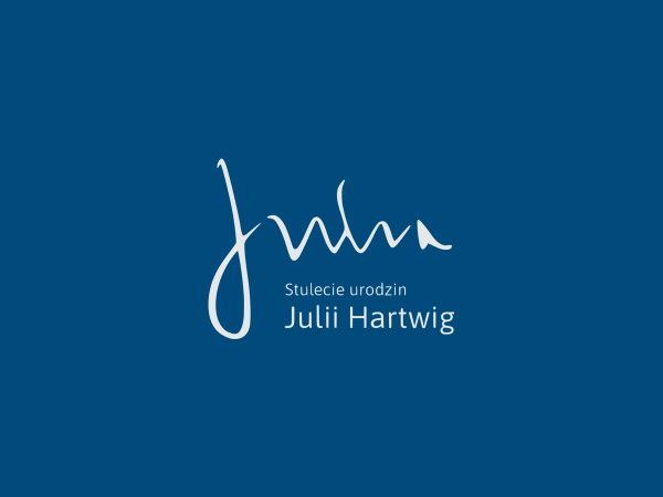 Stulecie urodzin Julii Hartwig (logotyp)