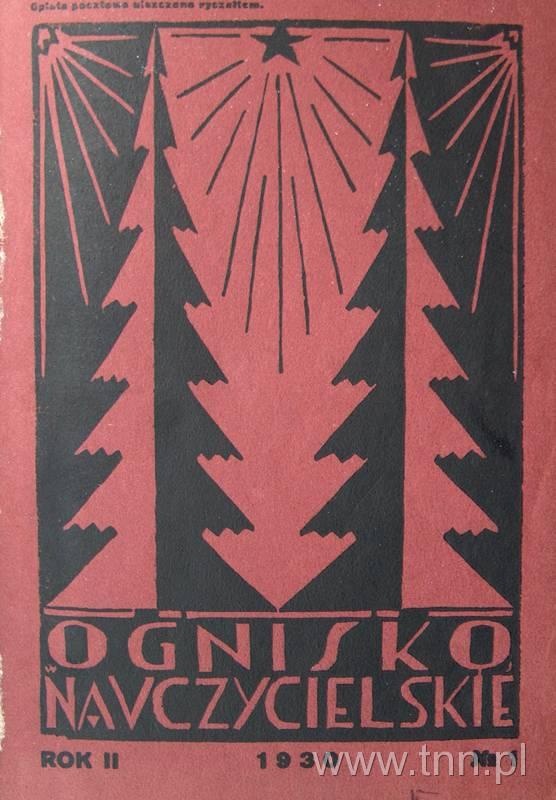 Okładka czasopisma "Ognisko Nauczycielskie" nr 1/1930