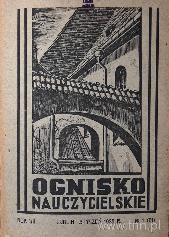 Okładka czasopisma "Ognisko Nauczycielskie" nr 1/1935