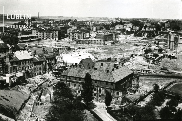 Budowa Placu Zamkowego w Lublinie