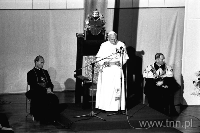 Jan Paweł II w Lublinie - wizyta na KUL