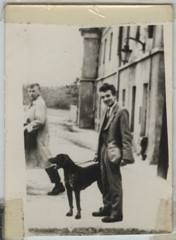 Jan Welik z psem