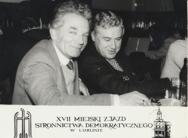 Jan Welik w czasie XVII Miejskiego Zjazdu Stronnictwa Demokratycznego w Lublinie