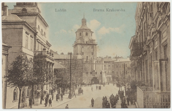 Widok w stronę Bramy Krakowskiej w Lublinie