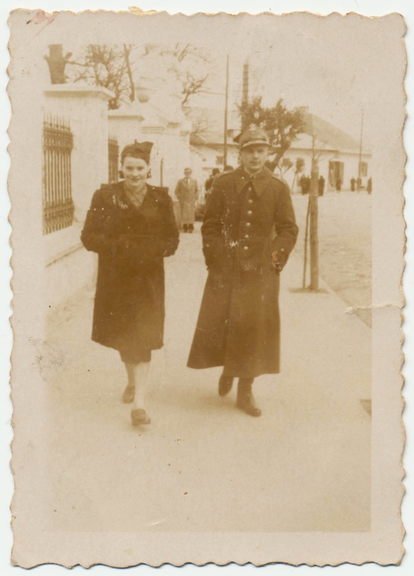 Antoni Szubartowicz wraz z żoną Janiną w Kraśniku