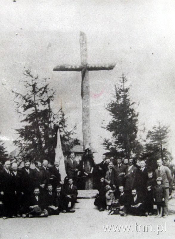 Uroczystość poświęcenia krzyża w Turobinie