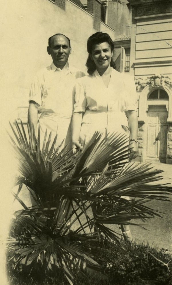 Hela i Szol Fersztmanowie, Paryż, 15 marca 1950