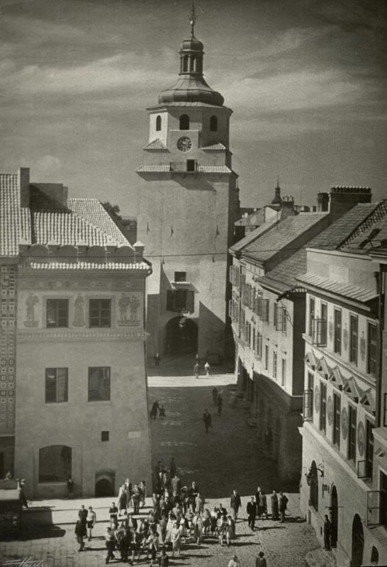 Panorama lubelskiego Starego Miasta z kamienicy Rynek 6