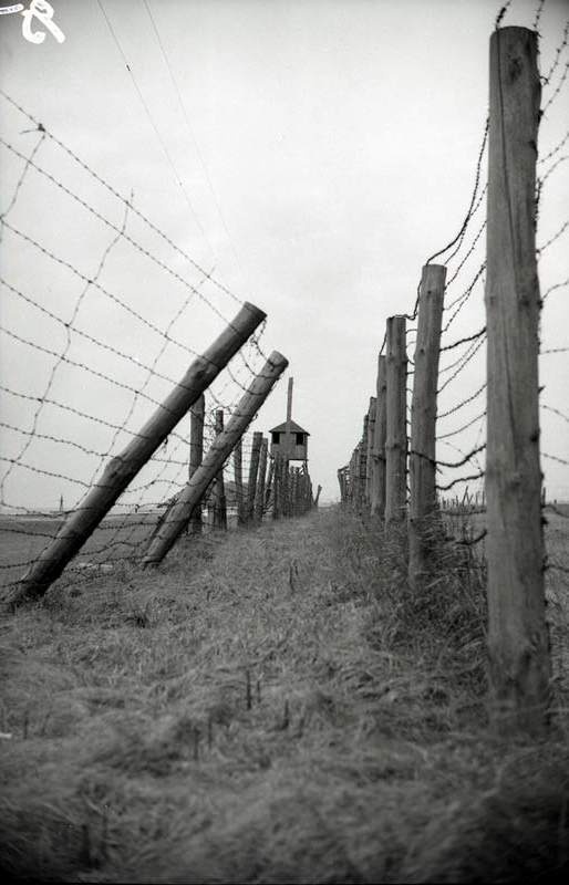 Ogrodzenie pól więźniarskich na terenie byłego obozu koncentracyjengo na Majdanku
