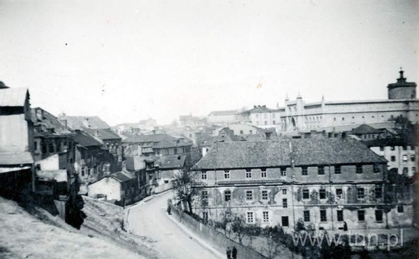 Panorama Lublina z widokiem na Zamek i dzielnicę żydowską