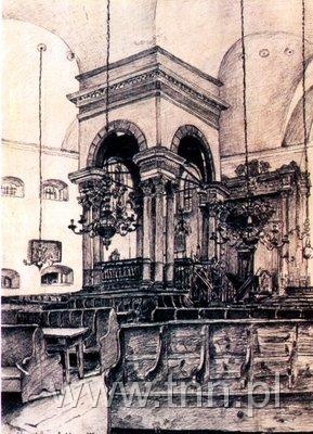 Wnętrze synagogi Maharszala