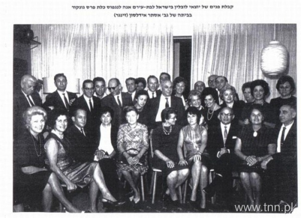 spotkanie Anny Langfus z Ziomkostwem Lubelskim w Izraelu (1963)