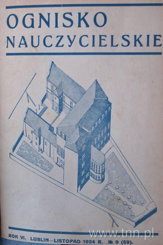 Okładka czasopisma "Ognisko Nauczycielskie" nr 9/1934