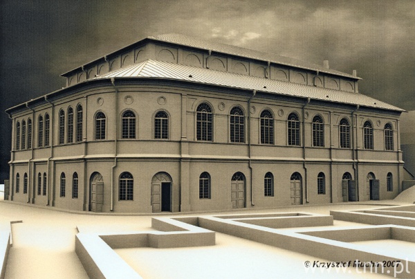 Wizualizacja Synagogi Maharszala w Lublinie.