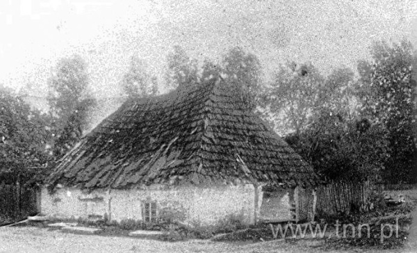 Chałupa turobińska na początku XX wieku