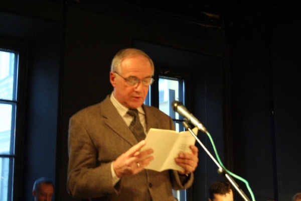 Edward Balawejder czyta fragment "Poematu o mieście Lublinie" Józefa Czechowicza