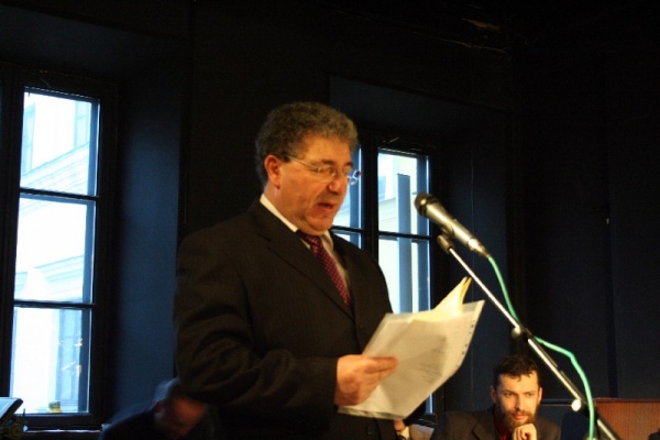 Joseph Dakar czyta fragment "Poematu o mieście Lublinie" Józefa Czechowicza