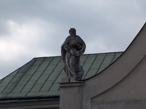 Kościół pw. śś. Piotra i Pawła w Lublinie. Posąg św. Piotra.