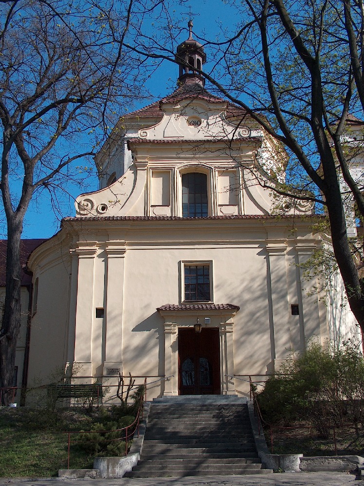 Kościół św. Eliasza Proroka w Lublinie. Fasada.