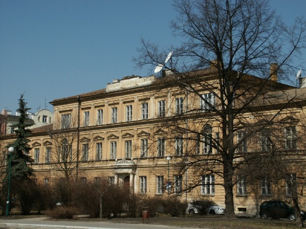 Pałac Rządu Gubernialnego w Lublinie. Elewacja frontowa.