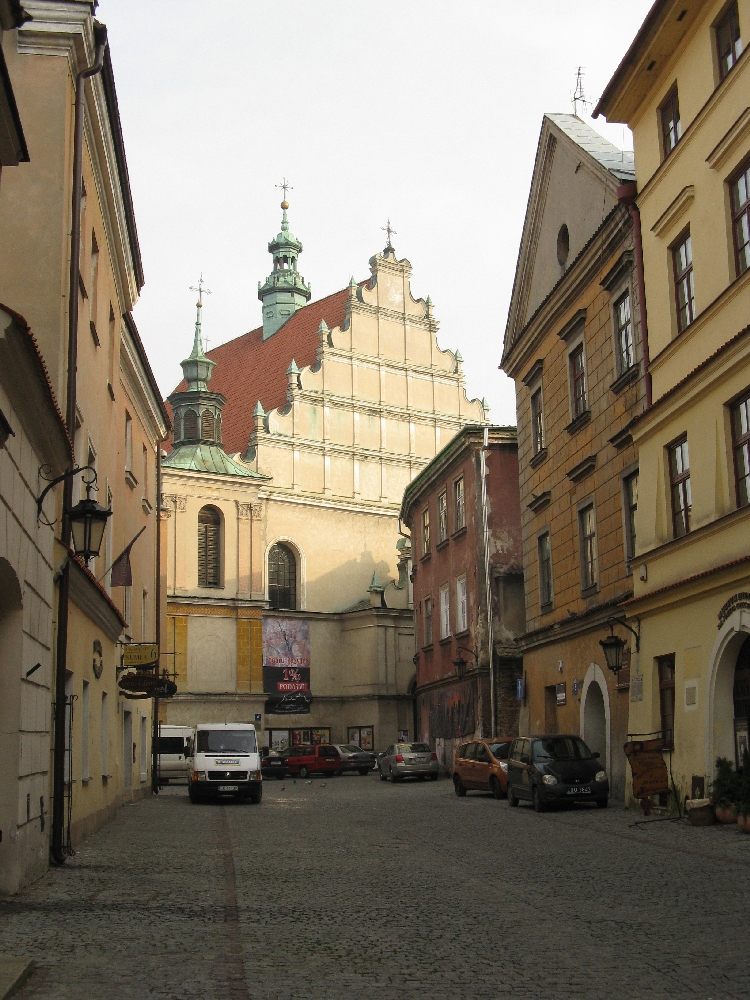 Ulica Złota w Lublinie. Widok ogólny