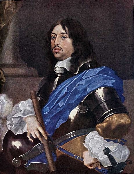 Karol X Gustaw, król Szwecji. Portret