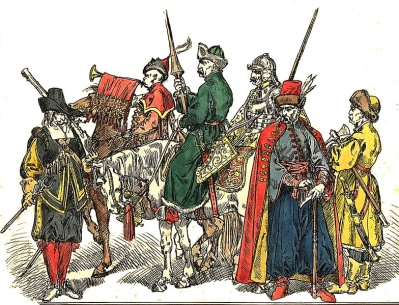 Żołnierze polscy (1633-1638). Szkic Jana Matejki