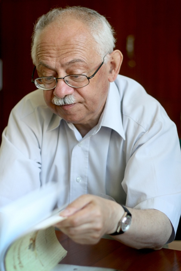 Piotr Matywiecki na spotkaniu w VII LO w Lublinie