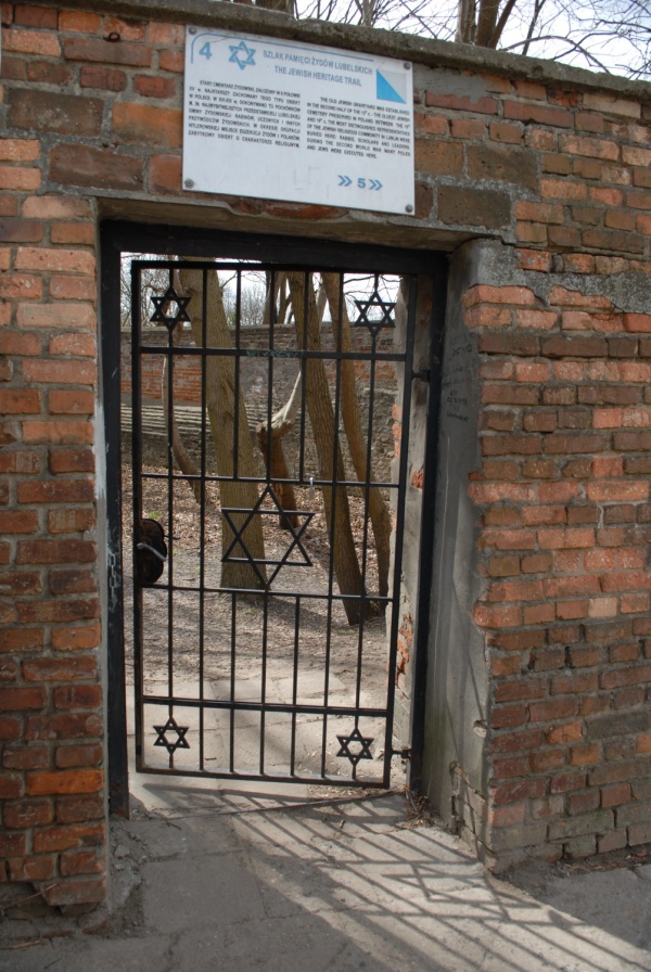 Stary cmentarz żydowski w Lublinie. Fotografia