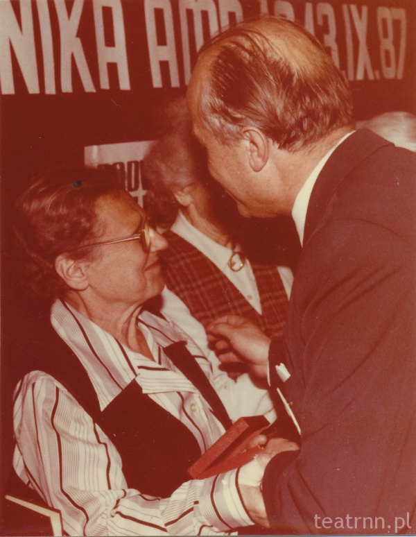 Krystyna Modrzewska podczas zjazdu rocznika 1956 Akademii Medycznej w Białymstoku