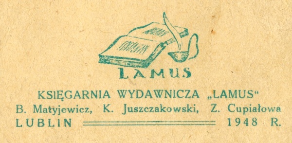 Antykwariat „Lamus” w Lublinie (1944–1945) 