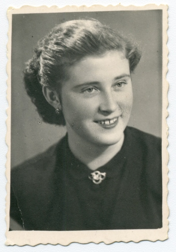 Zofia Bartkiewicz we wczesnej młodości