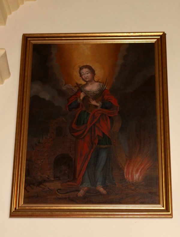 Obraz Św. Tekli z kościoła pw. św. Michała Archanioła w Wojsławicach