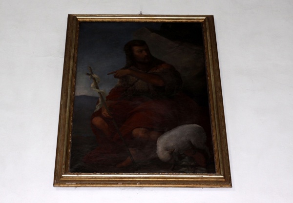 Obraz św. Jana Chrzciciela z kościoła pw. św. Michała Archanioła w Wojsławicach