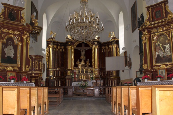 Nawa kościoła pw. św. Michała Archanioła w Wojsławicach